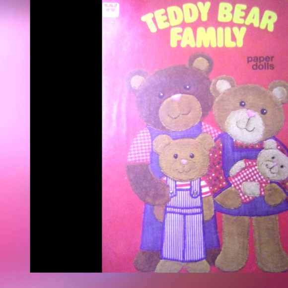 Teddy Bear family paper dolls - Picture 1 of 2
